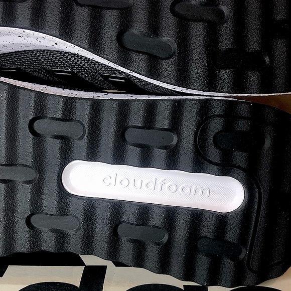 ADIDAS CLOUDFOAM X_PLRPULSE Black w Speckled Soles Slip On Shoes Sz 10 NIB - Picture 9 of 17